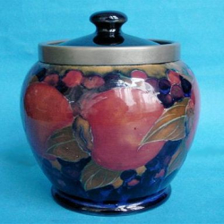 William Moorcroft baluster flambe Eventide design vase. Marked to base Moorcroft Made in England (c.1925)