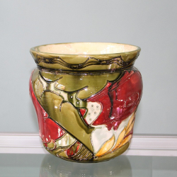 Minton Secessionist Tube-Lined Decorated Pottery Planter (c.1900)