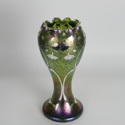 Troika (Cornwall England) Medium Wheel Vase by Penny Black