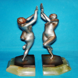 Bruno Zach Erotic Dancer Female Bronze Figure (c.1920)