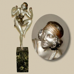 Josef Lorenzl Bronze Female Figure (c.1925)